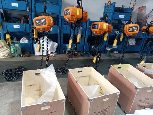 High Strength Electric Chain Hoist with 2 Falls and 50/60Hz Power Supply for Industrial Lifting