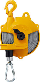 Yellow Retractable Spring Balancer 160kg Capacity For Lifting Equipment