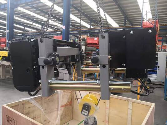 Compact and Space-Saving European Electric Wire Rope Hoist with European Trolley for Single Girder Cranes