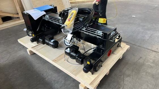 Remote Control European Type Travelling Wire Rope Lifting Electric Hoist Heavy Duty