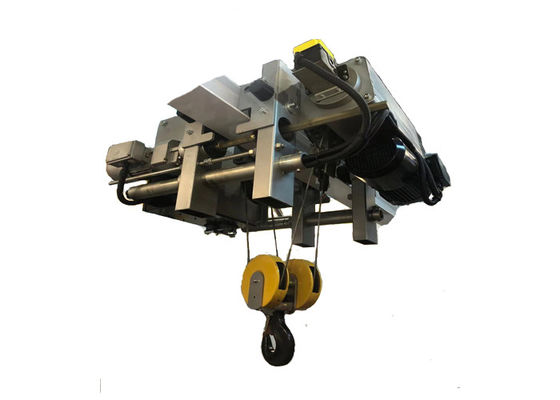 0.5 - 20t ความจุ 3 เฟส 380V 50Hz 48V ควบคุมแรงดันไฟฟ้ารอกสลิงไฟฟ้า